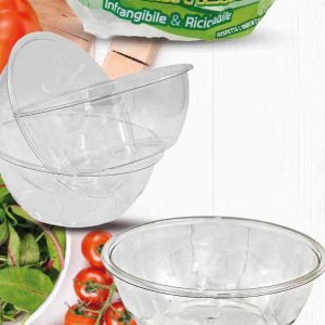 Set 6 insalatiere in plastica riciclabili